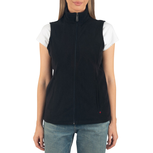 Alpine Swiss Cindy Womens Polar Fleece Vest Zip Up Lightweight